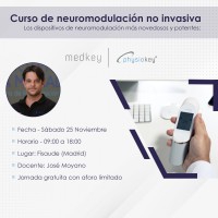 CURSO DE NEUROMODULACIÓN CON MEDKEY Y PHYSIOKEY - PRESENCIAL - GRATIS - 25-11-2023